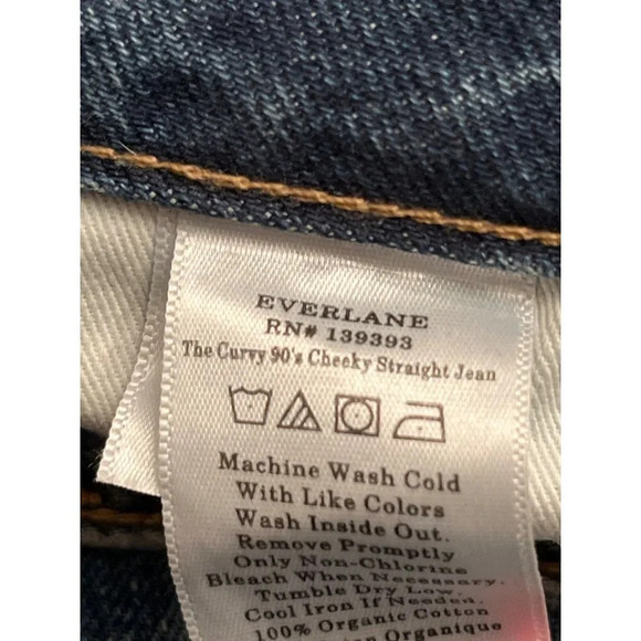Everlane The Curvy 90s Cheeky Jean in Northridge 26 Crop New Womens Denim Pants - Picture 8 of 12